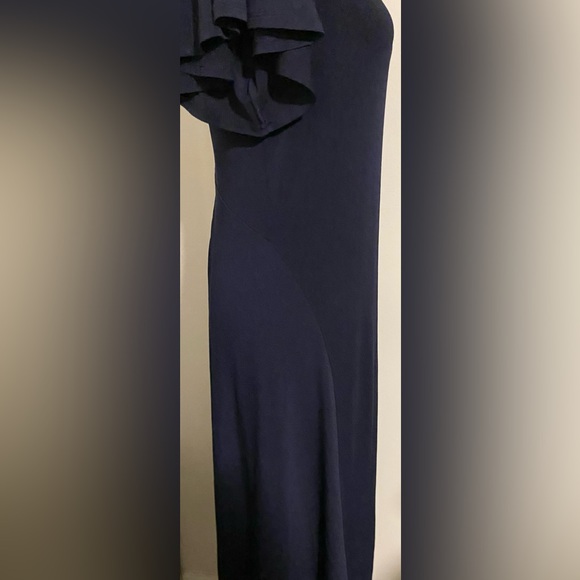 NWT Kensie Cold Shoulder Flutter Sleeve High-Low Dress - Picture 11 of 15